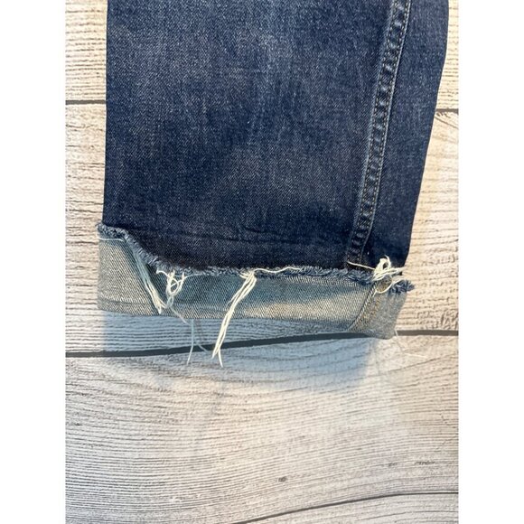 Everlane Distressed Frayed Hem Casual Style Jeans Size 31 - Picture 2 of 4